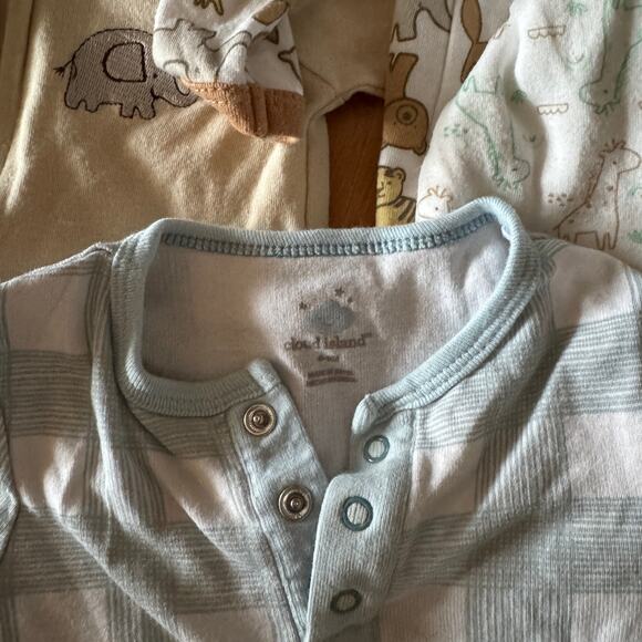 Baby Boy Clothing Bundle 6-9 months long sleeve pajamas one piece - Picture 4 of 6